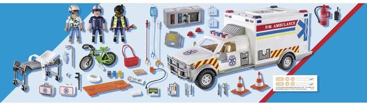 Actual product image Playmobil Rescue vehicle: US Ambulance (70936, Playmobil City Action)