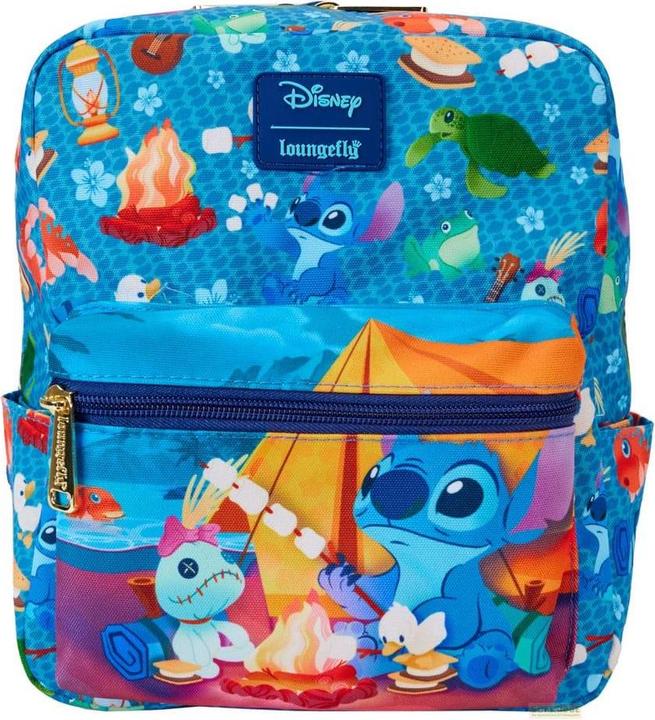 Loungefly Disney by Mini-Rucksack Lilo and Stitch Camping Cuties AOP