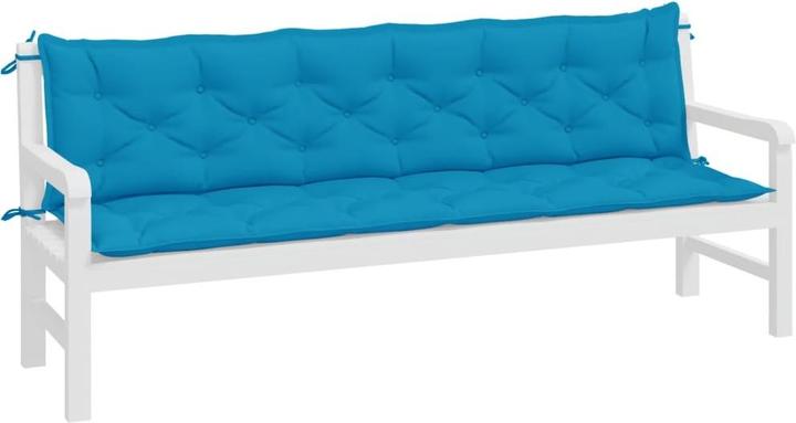 Produktbild VidaXL Gartenbank-Auflagen 2 Stk. O x ford-Gewebe (200 x 50 x 7 cm)