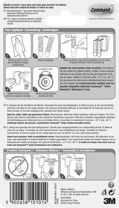Actual product image Command Leinwandaufhänger XL