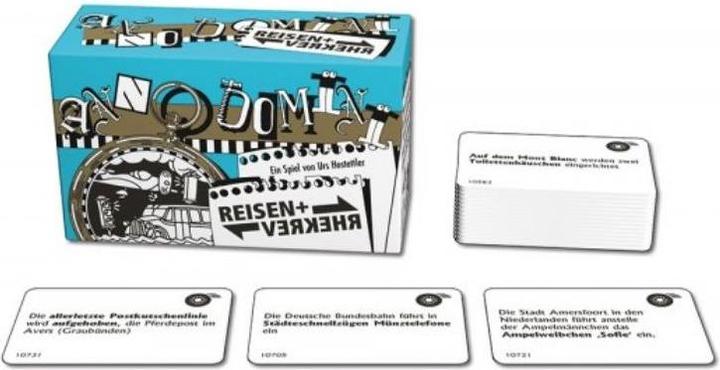Produktbild Abacus ABA09151 - Anno Domini - Reisen & Verkehr, Kartenspiel, 2-8 Spieler, ab 10 Jahren (DE-Ausgabe) (Deutsch)