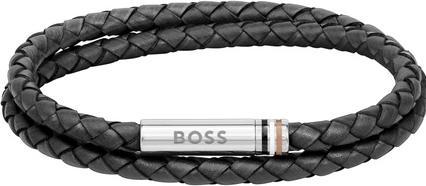 Hugo Boss Elegant leather double bracelet 1580489 - Length: 19 cm (19 cm)