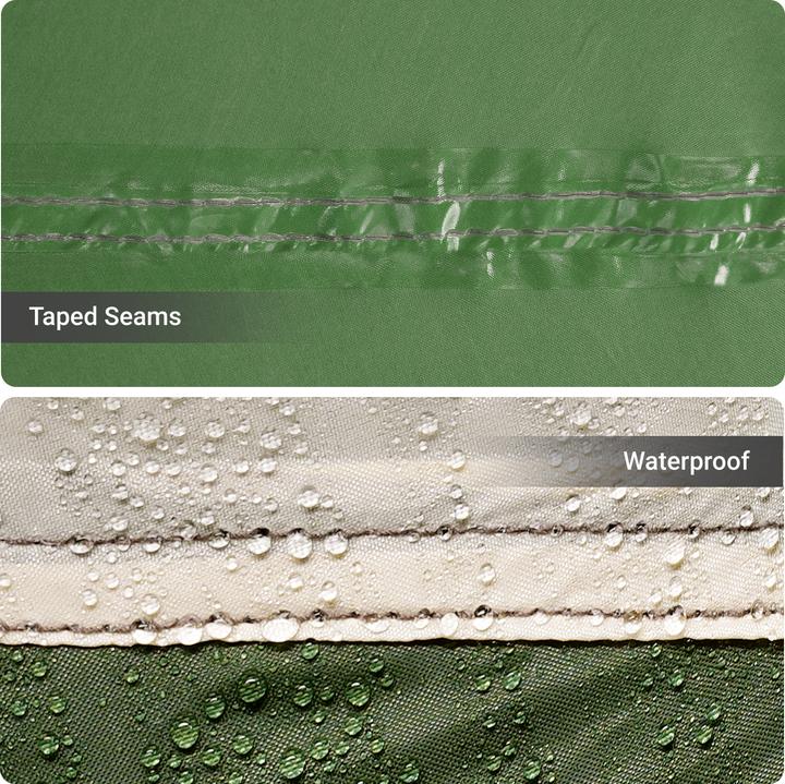 Image du produit VidaXL Tente familiale avec fenêtres Dôme Vert 10 personnes étanche à l'eau (Tente igloo, 9+ personnes)