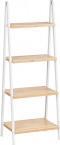 Image du produit Berilo Etagère d'escalier 4 étagères bambou blanc