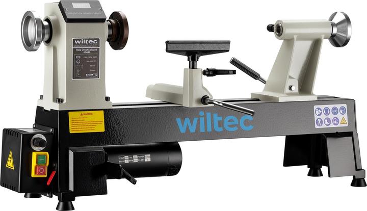 Produktbild Wiltec Drechselbank 550W Drechselmaschine Drehbank Drechsler Holz Dreheisen