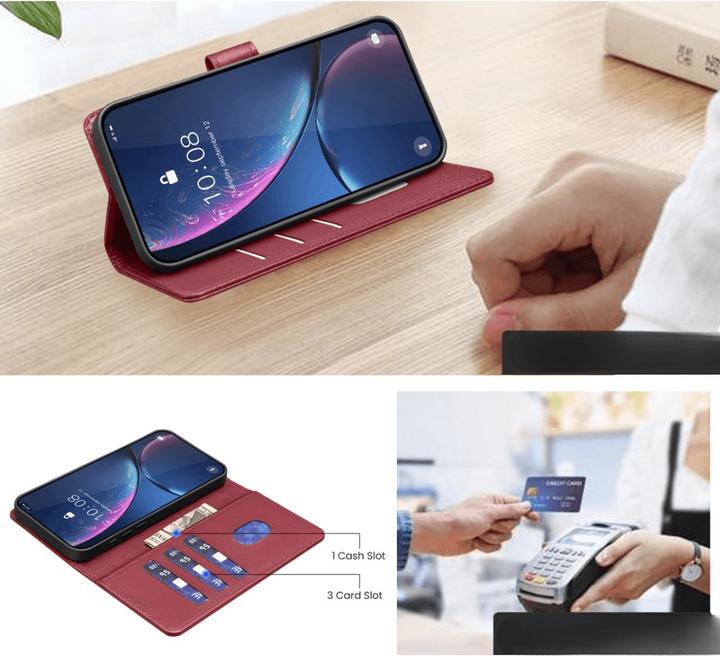 Image du produit Binfen Color Google Pixel 9a - BINFEN Leder Etui Hülle mit RFID Blocker (Google Pixel 9a)