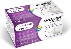 Image du produit Droplet Pen Nadeln 6mm 100 Stk (Aiguilles de stylo + aiguilles jetables)