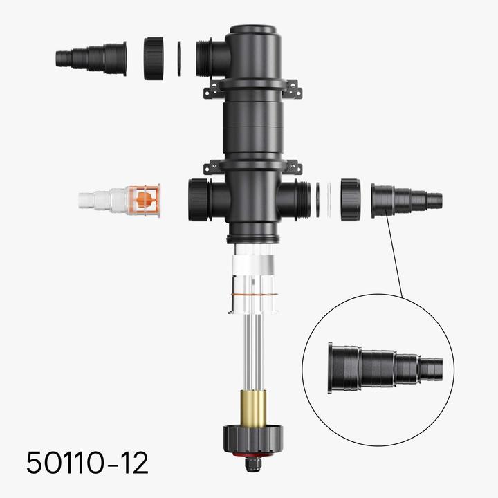Produktbild SunSun CUV-111 UVC Teichklärer 11 W Ersatzteil Eingang Wasserklärer Teich