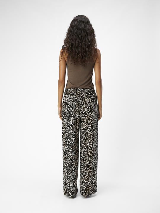 Actual product image Object Leoprint trousers with wide leg (44)