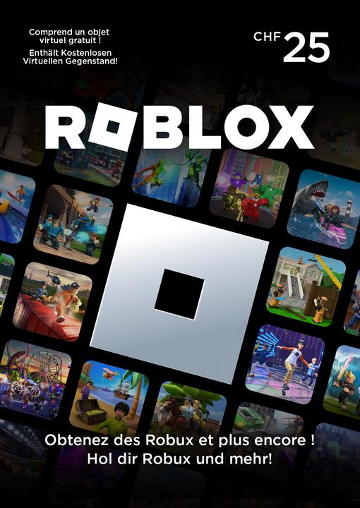 Produktbild Roblox Guthabenkarte (25 CHF)