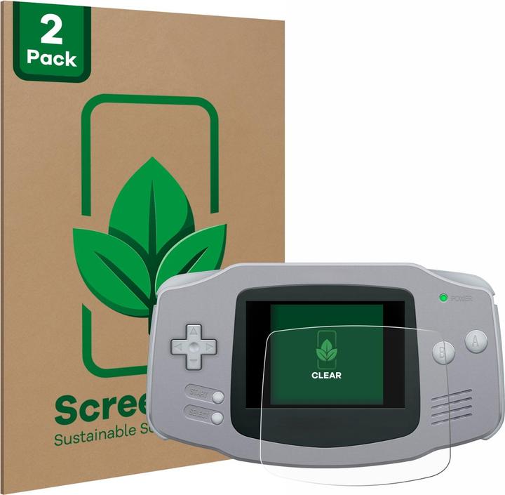 Produktbild ScreenLeaf Schutzfolie nachhaltiger Displayschutz Displayschutzfolie Folie Klar Transparent (DSi XL)