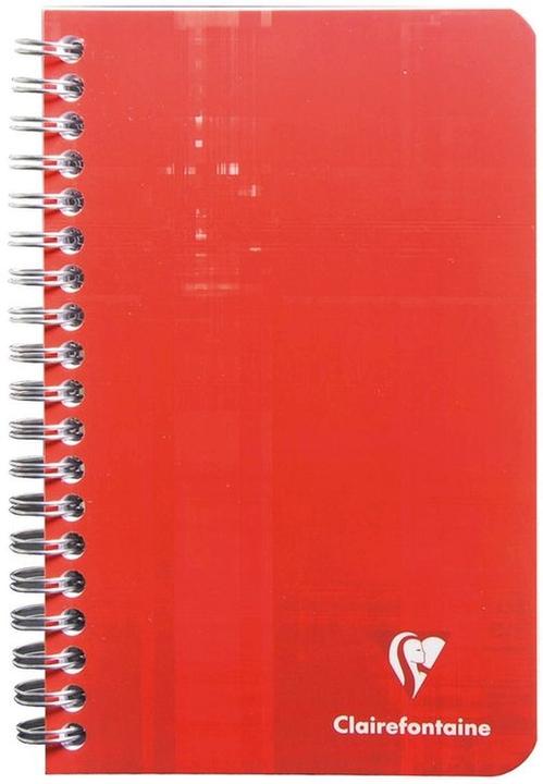 Nutritional values and ingredients Clairefontaine Spiral notebook (11 x 17 cm, Checked, Hardcover)