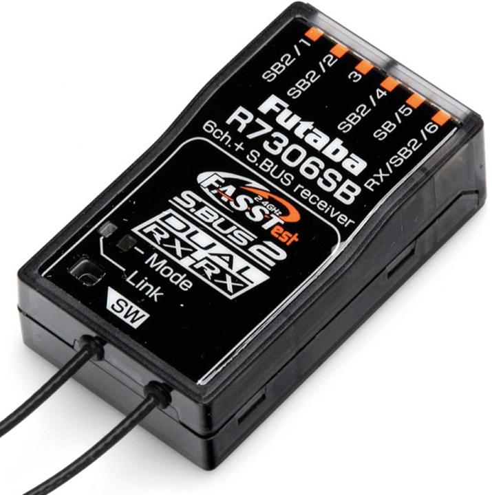 Actual product image Futaba R7306SB FASSTest 2.4GHz 6ch receiver