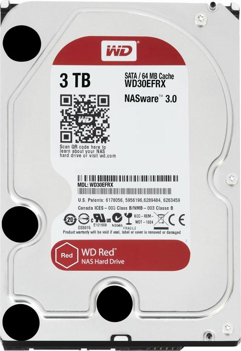 Image du produit WD Red (3 To, 3.5", CMR)