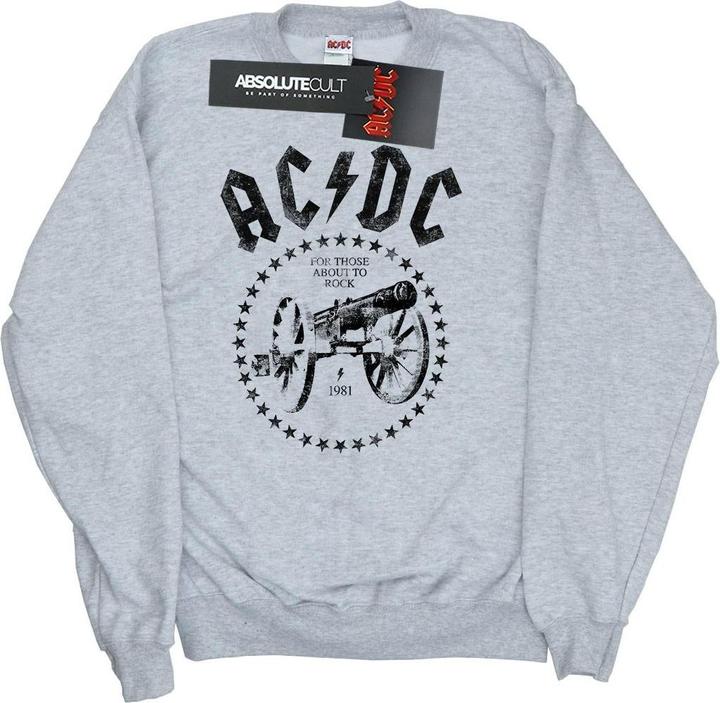 AC/DC We Salute You Kanone Baumwolle Sweatshirt