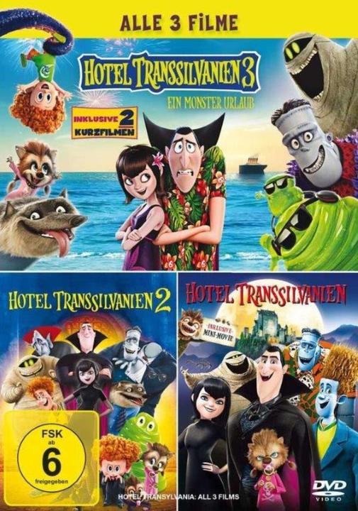 Produktbild Sony Hotel Transsilvanien 1-3 (3D DVD, Deutsch, Englisch)