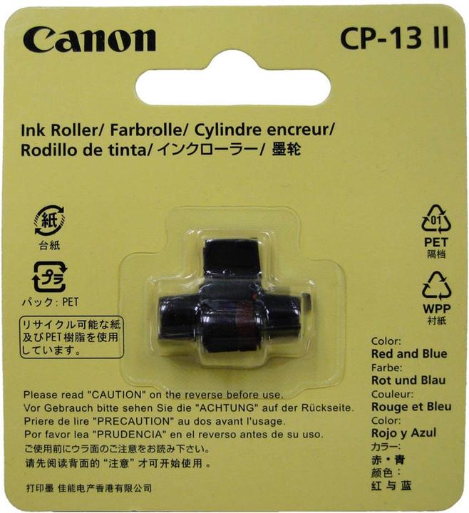 Actual product image Canon CP-13 II, Blue-Red ink roller (9 cm, Multicoloured)
