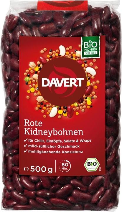 Image du produit Davert Haricots rouges de Kidney (500 g)