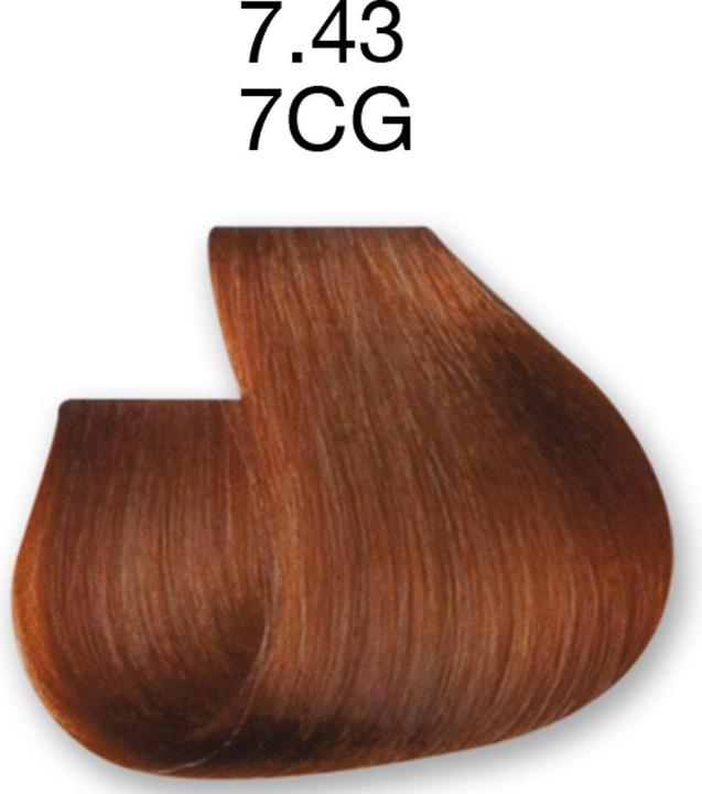 Previa Permanent Colour Haarfarbe 7.43 Medium Kupferblond 100ml (7.43 Mittleres Kupferblond)