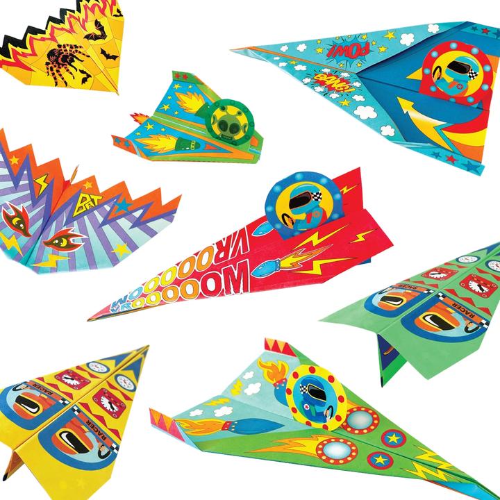 Immagine prodotto Artista Set di aeroplani di carta da dipingere e da costruire