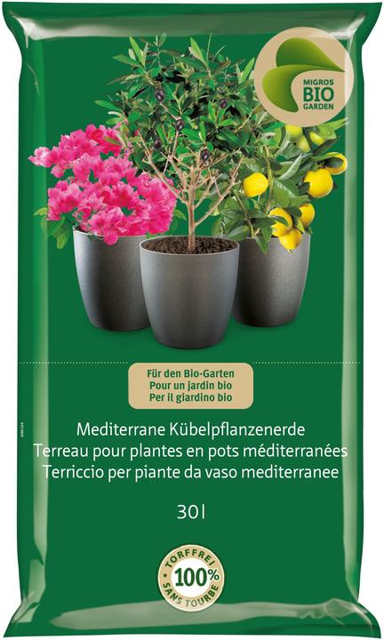 Produktbild Migros-Bio Garden Mediterrane Kübelpflanzenerde (30 l, Erde ohne Torf)