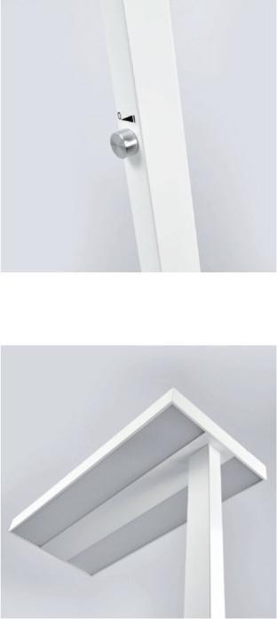 Image du produit Wachter Lampadaire LED à Variateur Rotatif Blanc (3600 lm)