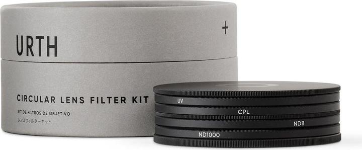Actual product image Urth 37mm UV, Circular Polarising (CPL), ND8, ND1000 Lens Filter Kit (Plus+) (UV filter)
