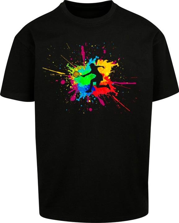 Actual product image Merchcode Colour Splash Player Heavy Oversized Tee - 116571 (4XL)
