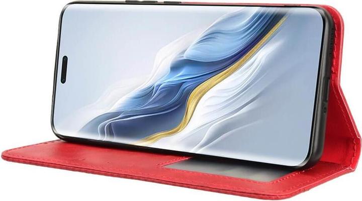 Actual product image Cover-Discount Honor Magic6 Pro - Vintage Flip Case Cover red (Honor Magic6 Pro)
