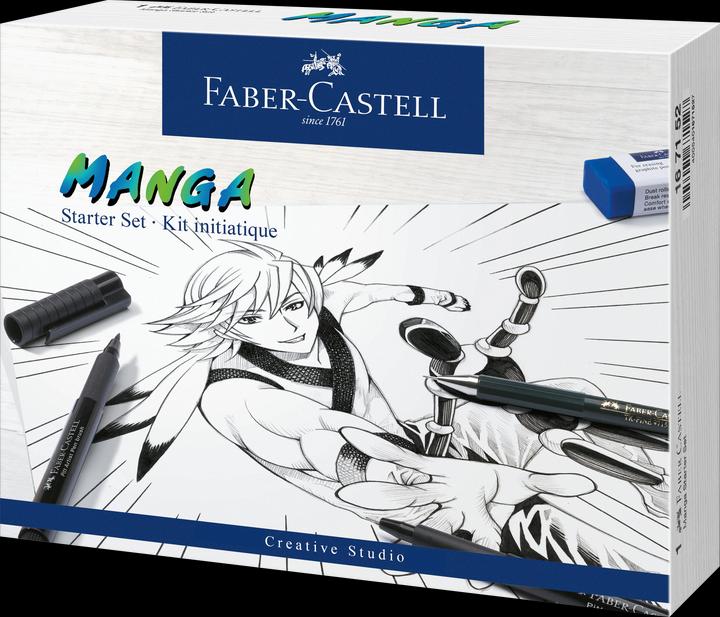 Faber-Castell Manga Starter Set (Black, 19 x)
