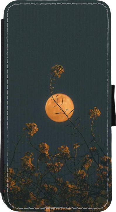 Actual product image PhoneLook Coque Wallet noir Moon Flowers (Apple iPhone XS Max)