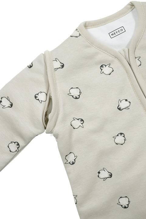 Produktbild Meyco Penguin babyschlafsack mit abnehmbaren ärmeln (70 cm, 2.5 TOG)