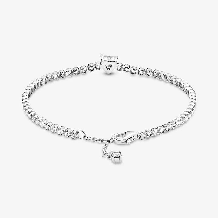 Produktbild Pandora Tennis Armband (18 cm, Mit Stein(en), Sterling Silber 925)