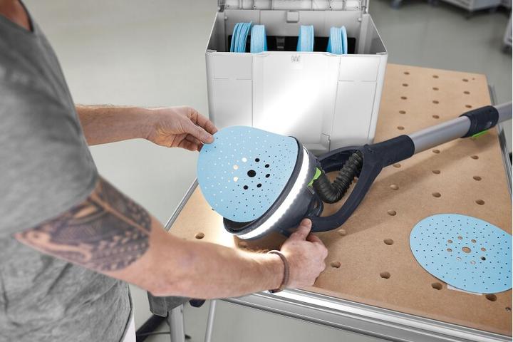 Actual product image Festool Abrasive systainer³ SYS-STF D225 GR set (P220, P80, P180, P120)