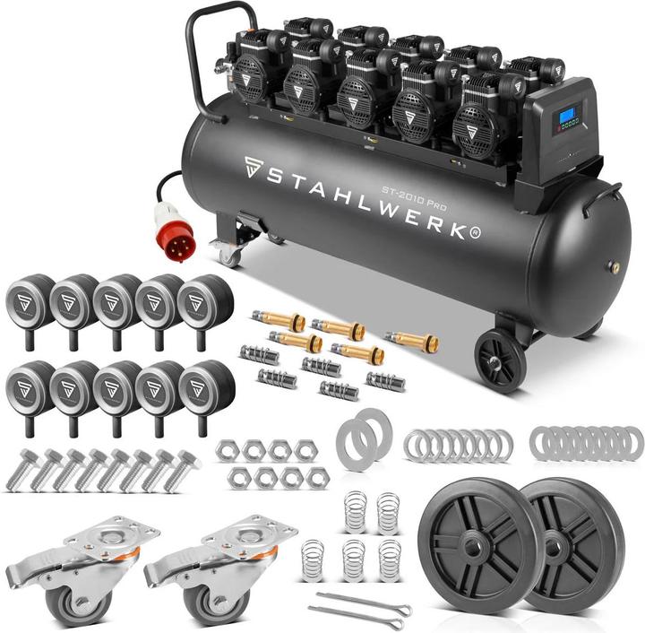 Produktbild Stahlwerk Kompressor ST-2010 Pro (10 Bar, 200 l)