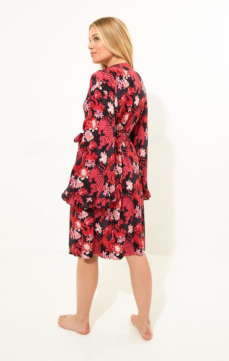 Actual product image Joe Browns Dragon Print Dramatic Sleeve Dressing Gown (42)
