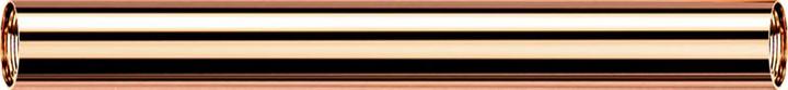 Star Piercing Barbell-Stab rosegold mit 1.2 mm Innengewinde (Chirurgenstahl 316L)