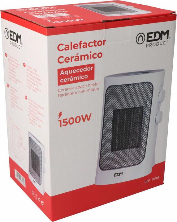 Actual product image EDM Vertical radiator grey 1000 - 1500 W (1500 W)