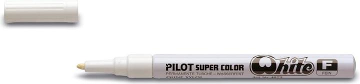 Produktbild Pilot Lackmarker fein, SC-W-F, Strichstärke: 1 mm, weiss (Weiss, 1 mm, 1 x)