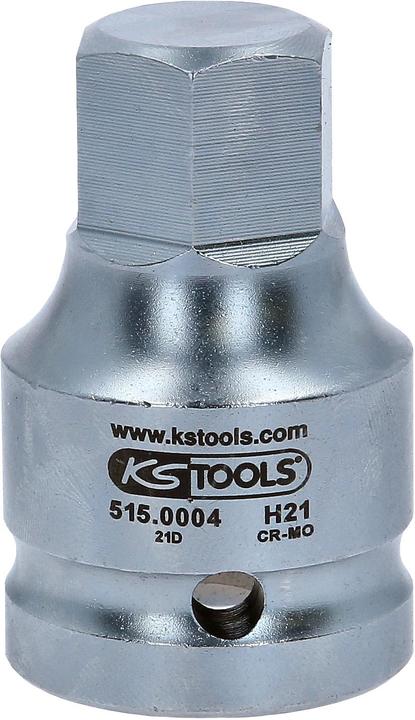Produktbild KS Tools 3/4" Kraft-Bit-Stecknuss Innensechskant (21 mm)