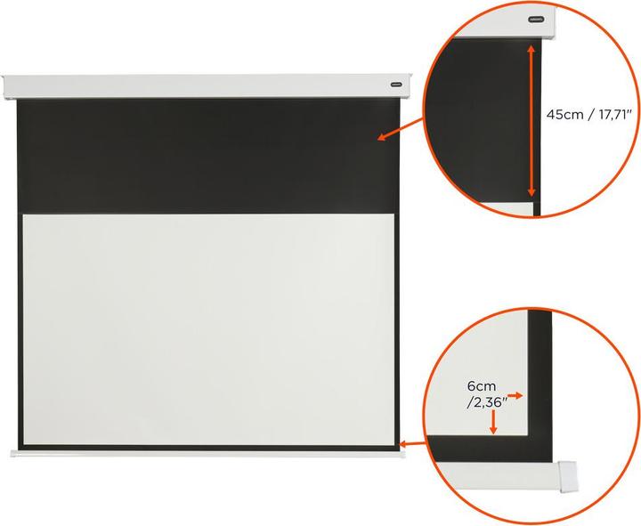 Produktbild Celexon Motorleinwand Batterie V2.0 Motor Pro Plus 320x180 cm 16:9 (57", 16:9)