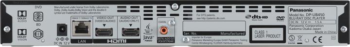 Image du produit Panasonic DP-UB450 (Lecteur Blu-ray)