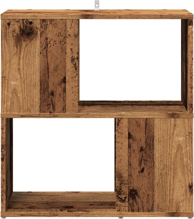 Produktbild VidaXL Bücherregal Raumteiler Standregal Aufbewahrung Büroregal Altholz-Optik (60 x 24 x 63 cm)