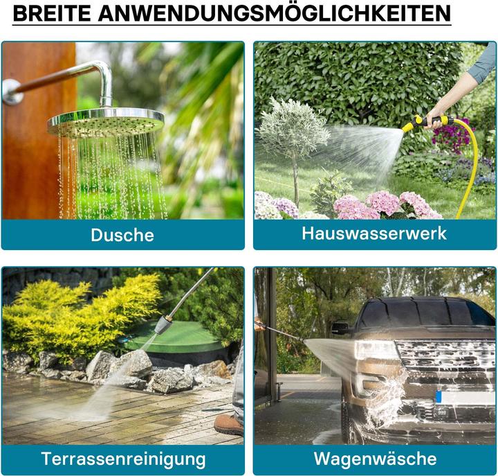 Produktbild Wiltec Membrankessel Hauswasserwerk 24L horizontal Ausdehnungsgefäss Druckkessel (Hauswasserpumpe)