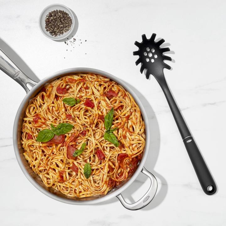 Actual product image OXO Nylon spaghetti spoon, black