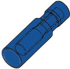 Actual product image Velleman Female Bullet Blue