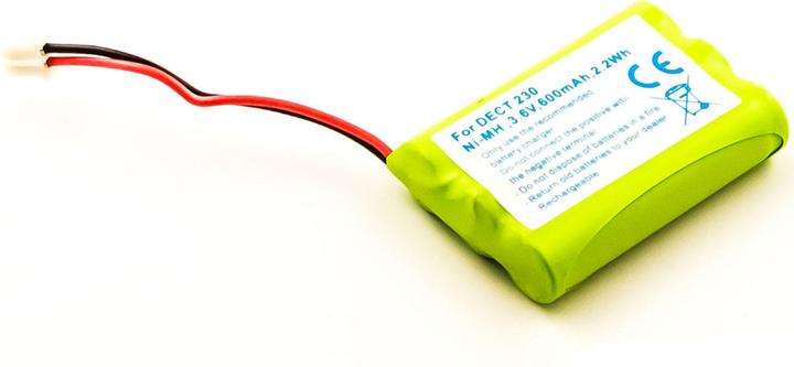 Produktbild AGI 1208 - Akku - Grün - Nickel-Metallhydrid (NiMH) - 600 mAh - 3,6 V - 46 mm