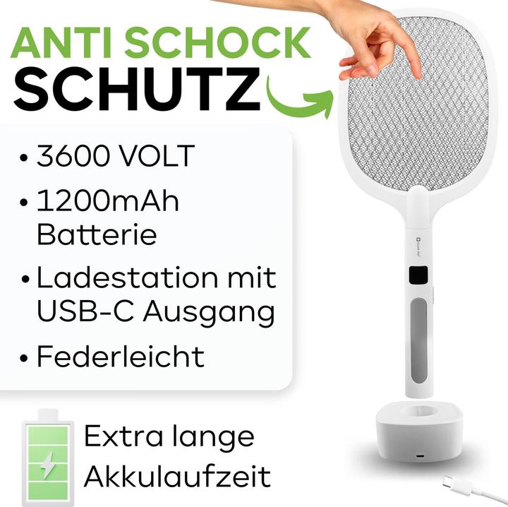 Produktbild Quick Aid Elektrische Fliegenklatsche mit Display