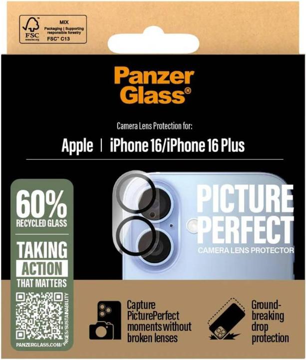 Actual product image PanzerGlass PicturePerfect Kameraschutz (1 Piece, Apple iPhone 16)