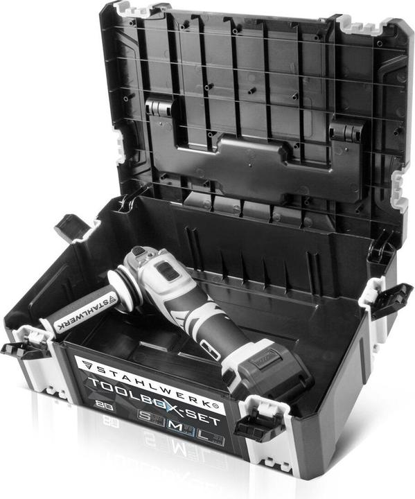 Produktbild Stahlwerk Toolbox Grösse M 443 x 310 x 151 mm stapelbare Systembox mit Tragegriff (1 Teile)